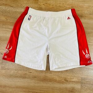 NBA Adidas Toronto Raptors Authentic Athletic Shorts Sportswear